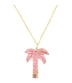 MON PRECIEUX GEM Collier Palmier Opale