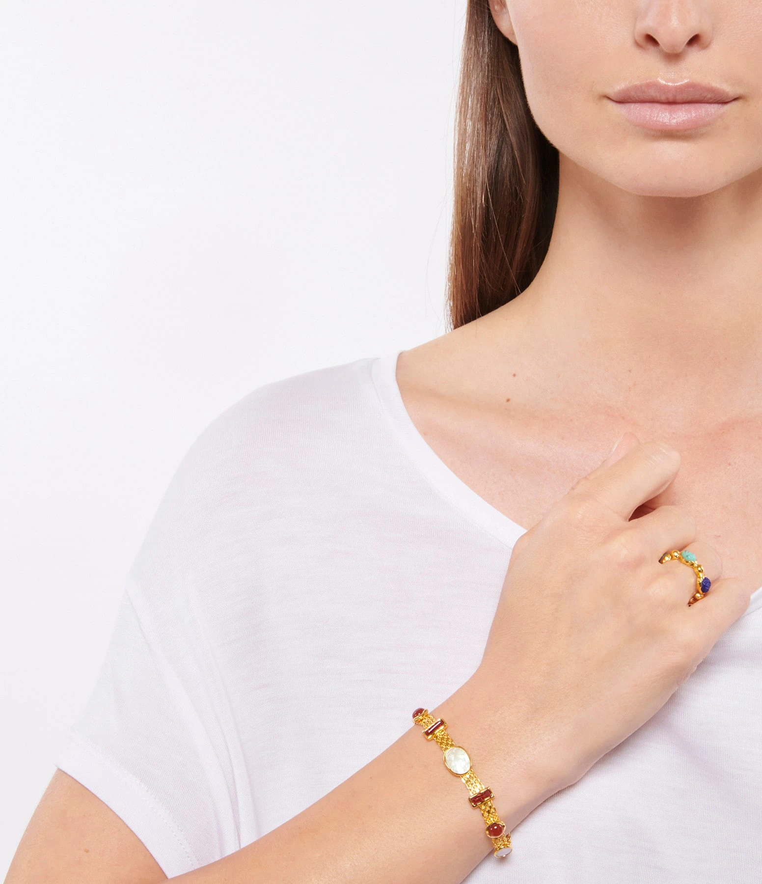 Pamela Love Bracelet Helia Perles Doré 2 Pamela Love Bracelet Helia Perles Doré – Image 2