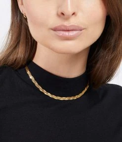 Pamela Love Collier Chevrons Fin Argent Doré 6 Pamela Love Collier Chevrons Fin Argent Doré -Shaker Jewels Magasin pamel look20230224 22