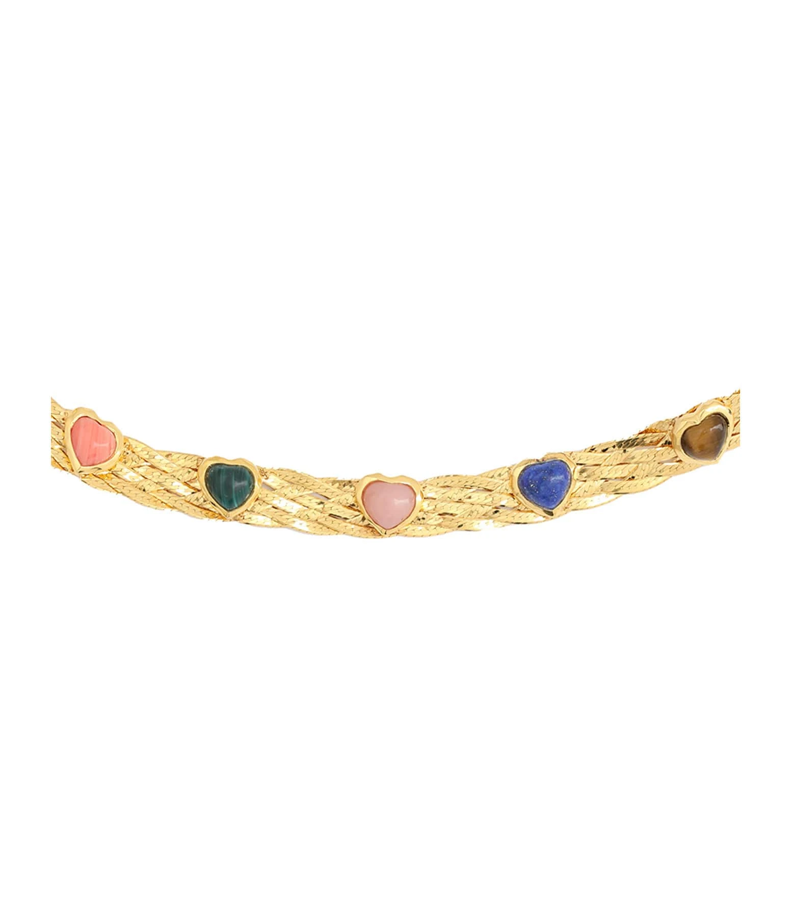 Pamela Love Collier Stefania Pierres Argent Doré 2 Pamela Love Collier Stefania Pierres Argent Doré – Image 2