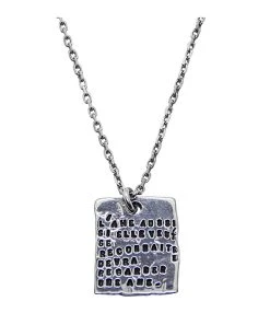 SERGE THORAVAL Collier Reflet Plaque Argent