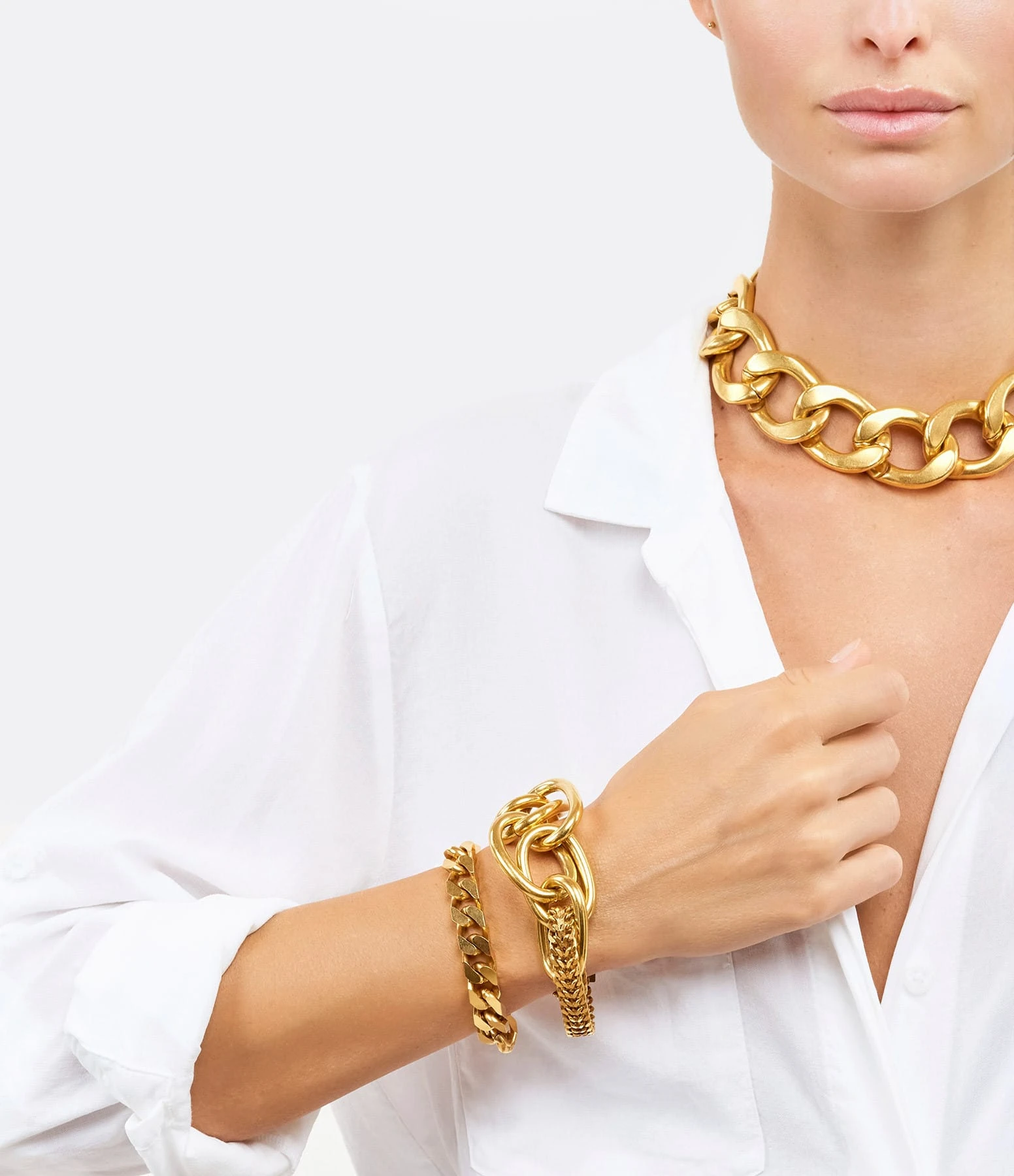 PERRINE TAVERNITI Bracelet Cardinet Doré 2 PERRINE TAVERNITI Bracelet Cardinet Doré – Image 2