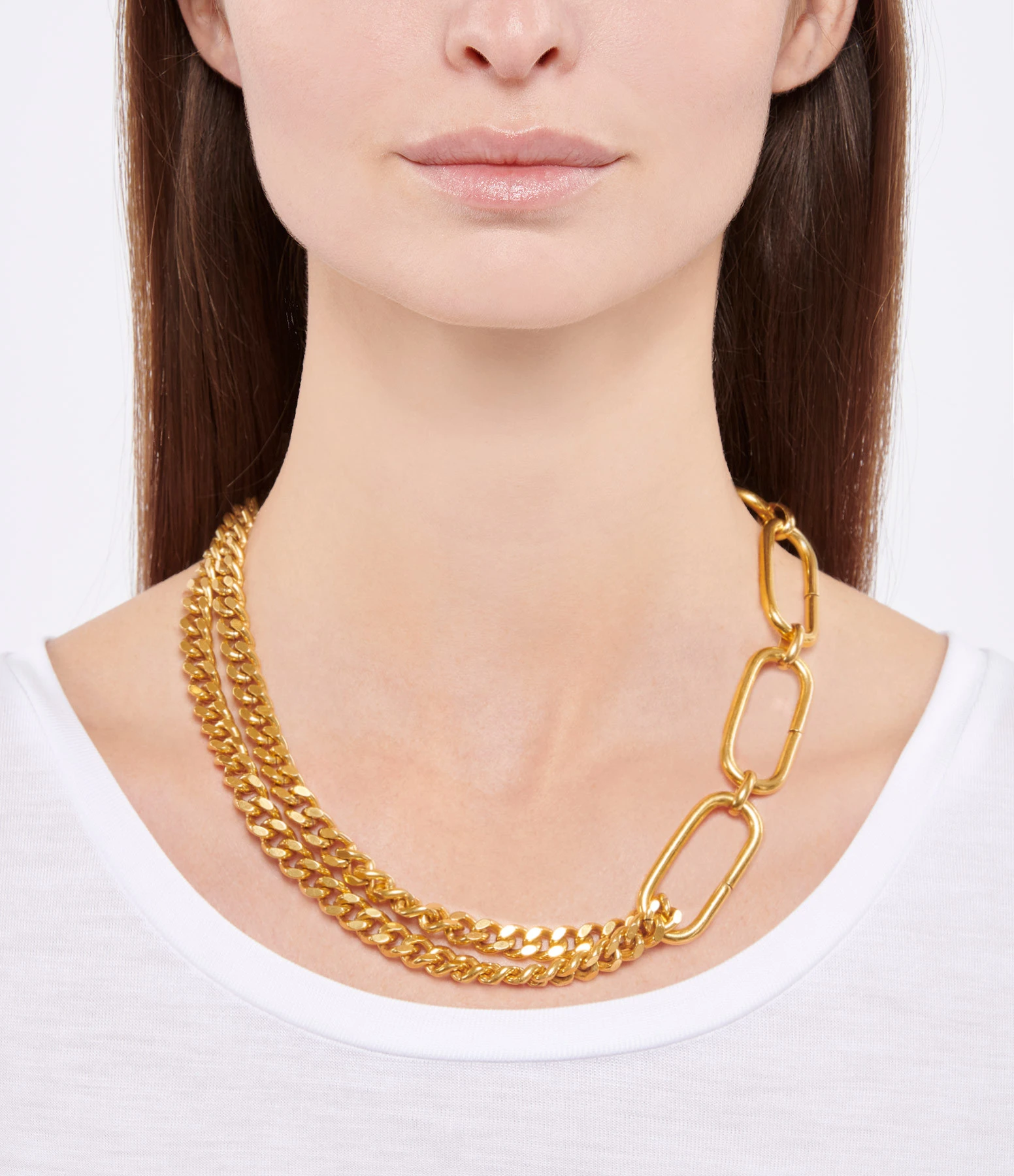 PERRINE TAVERNITI Collier Lafayette Long Doré 2 PERRINE TAVERNITI Collier Lafayette Long Doré – Image 2