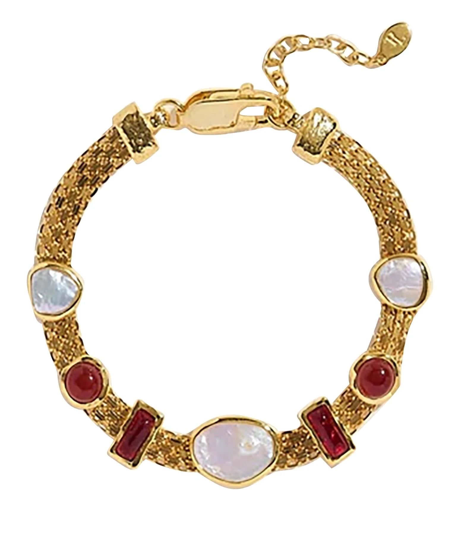 Pamela Love Bracelet Helia Perles Doré 1 Pamela Love Bracelet Helia Perles Doré