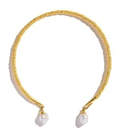 Pamela Love Collier Gouttes Perles Doré