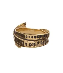 SERGE THORAVAL Bague Frisson Vermeil