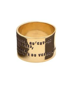 SERGE THORAVAL Bague Edmond Rostand Large Vermeil -Shaker Jewels Magasin r16v bague er large vermeil p