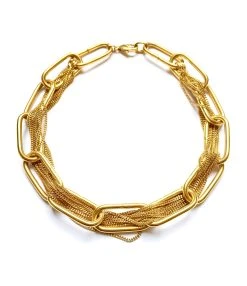 PERRINE TAVERNITI Collier Ramey Doré