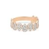 Ginette NY Bague Bliss Diamants Or Rose