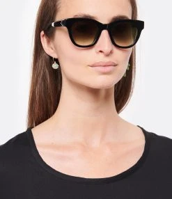 RENDEL PARIS Lunettes De Soleil Gina Noir Gradient Green 7 RENDEL PARIS Lunettes De Soleil Gina Noir Gradient Green -Shaker Jewels Magasin rende look20220419 311
