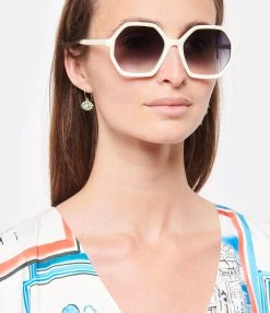 RENDEL PARIS Lunettes De Soleil Angela Écru Gradient Blue Grey -Shaker Jewels Magasin rende look20220419 333