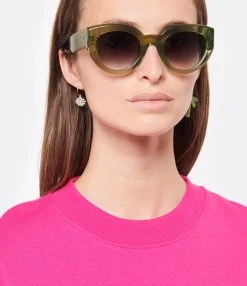 RENDEL PARIS Lunettes De Soleil Donna Cristal Green Gradient Blue Grey -Shaker Jewels Magasin rende look20220419 348