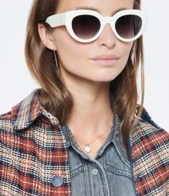 RENDEL PARIS Lunettes De Soleil Donna White Gardient Blue Grey -Shaker Jewels Magasin rende look20220622 262