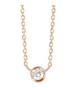 VANRYCKE Collier One Diamant Or Rose
