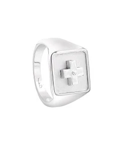 CABIROL Chevalière Destin GM Argent