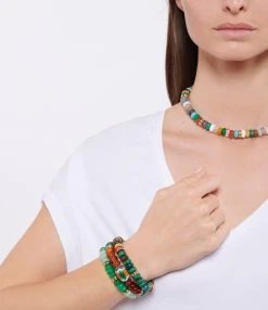 SAONA Collier Sunset Rainbow 6 SAONA Collier Sunset Rainbow -Shaker Jewels Magasin saona look20220316 409