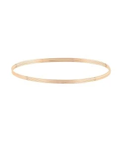 Ginette NY Set 3 Joncs Circles Or Rose