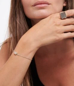 SERGE THORAVAL Bracelet Chaîne Aimer, Rêver, Rire Argent 11 SERGE THORAVAL Bracelet Chaîne Aimer, Rêver, Rire Argent -Shaker Jewels Magasin serge look20220602 162