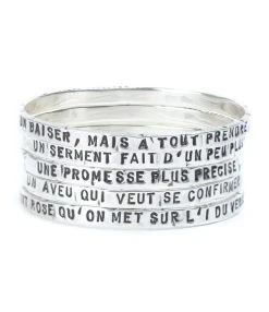 SERGE THORAVAL Manchette Edmond Rostand Rangs Épais Argent