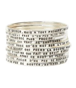 SERGE THORAVAL Manchette Edmond Rostand 10 Rangs Argent