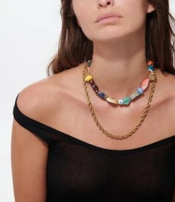 SHAKER JEWELS Collier Torsade Argent Doré -Shaker Jewels Magasin shake look20220624 145