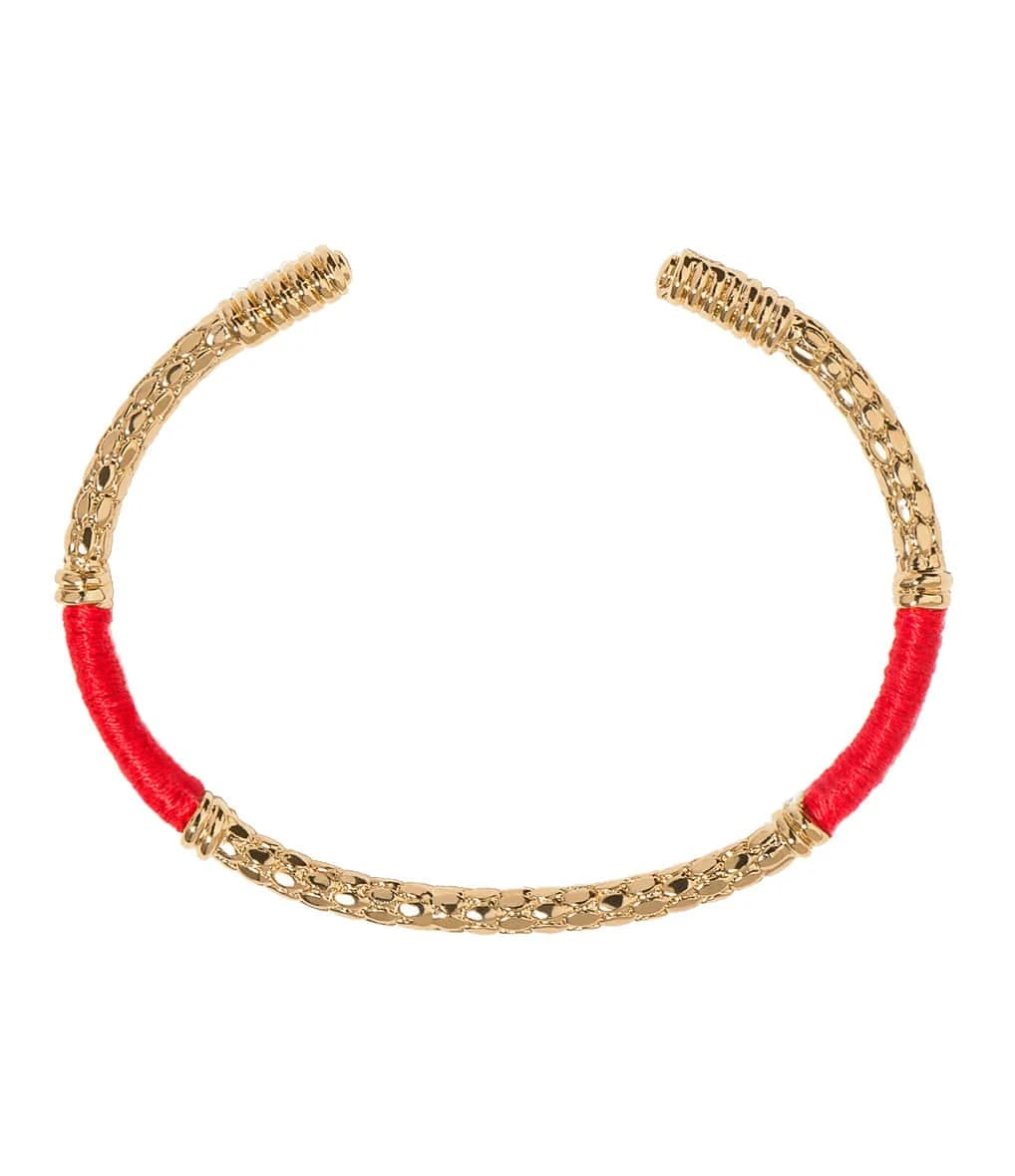 Aurélie Bidermann Jonc Soho Rouge Vermillon 1 Aurélie Bidermann Jonc Soho Rouge Vermillon