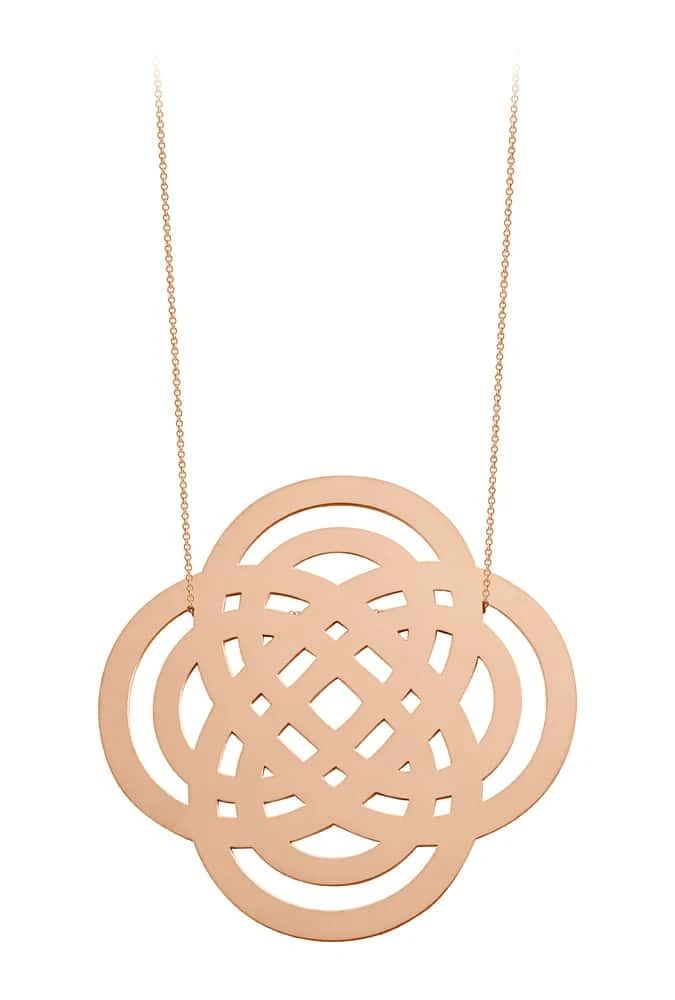 Ginette NY Collier Purity Jumbo Or Rose 1 Ginette NY Collier Purity Jumbo Or Rose