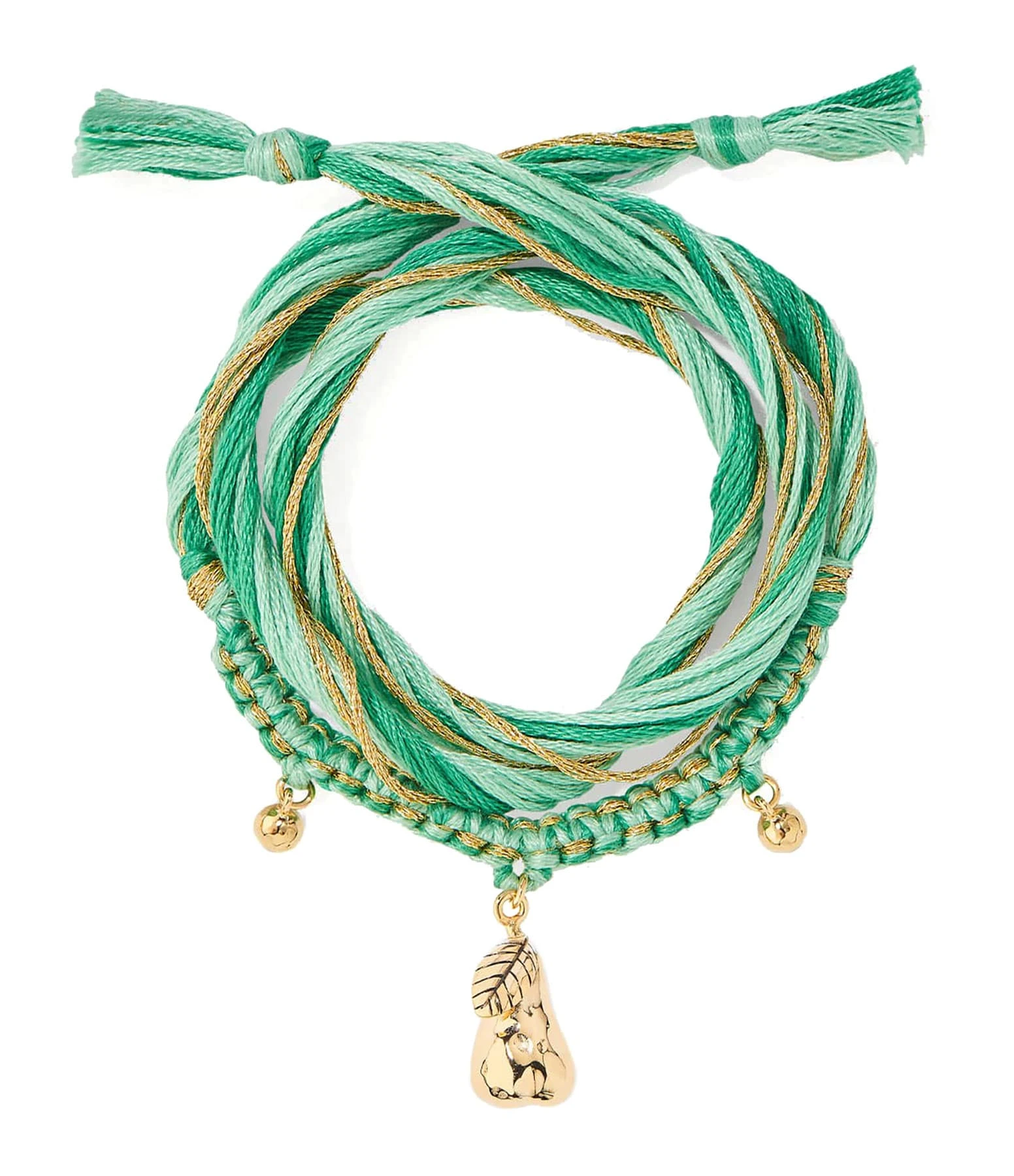 Aurélie Bidermann Bracelet Honolulu Charm Araza Vert 1 Aurélie Bidermann Bracelet Honolulu Charm Araza Vert