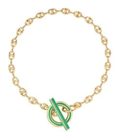 Aurélie Bidermann Collier Tarsila Vert Tropical