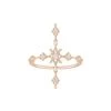 STONE PARIS Bague Stella Or Rose Diamants