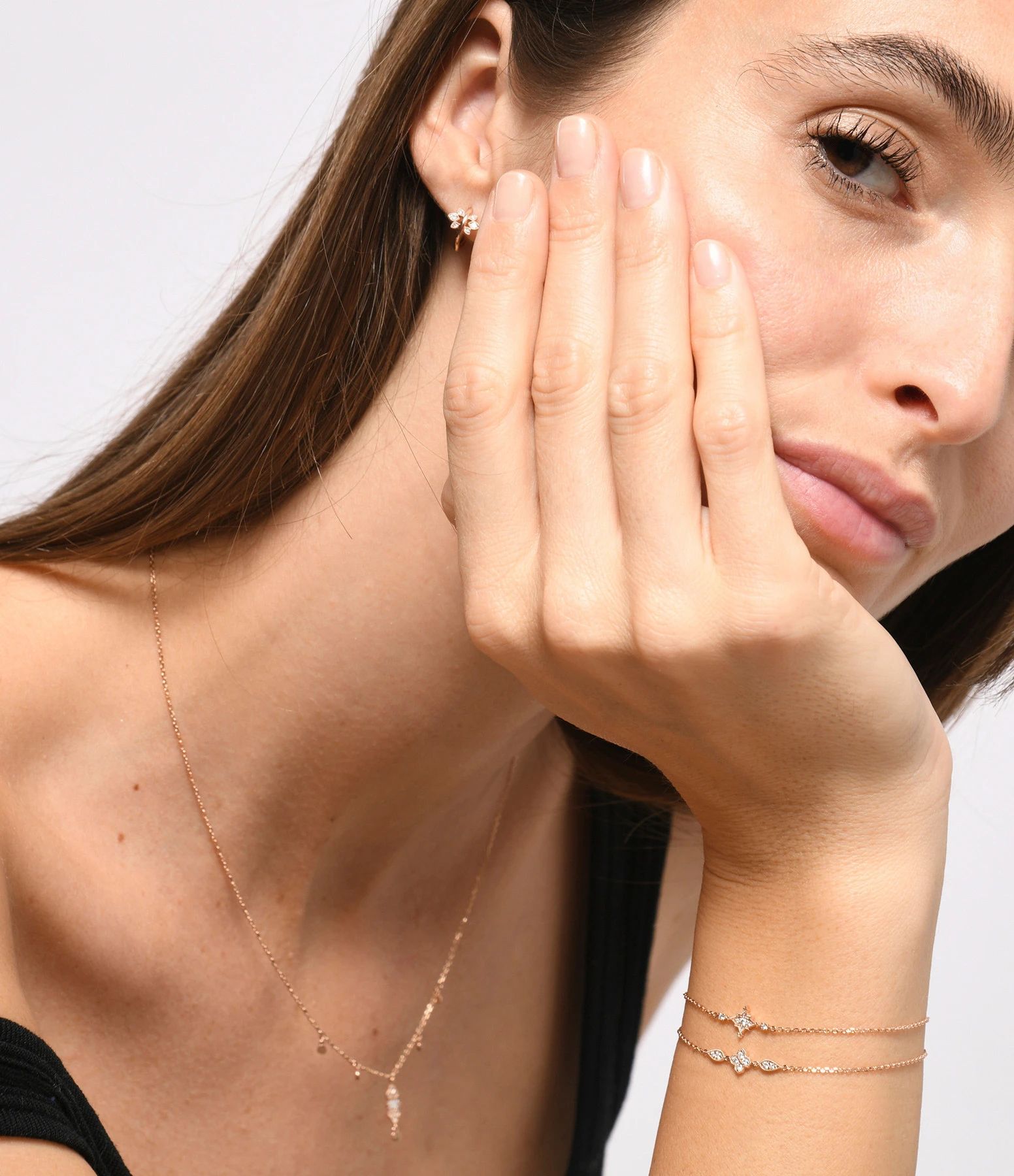 STONE PARIS Bracelet Fleurs Du Mal Or Noir 2 STONE PARIS Bracelet Fleurs Du Mal Or Noir – Image 2