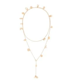 Ginette NY Sautoir Charms Or Rose, Collection Twenty