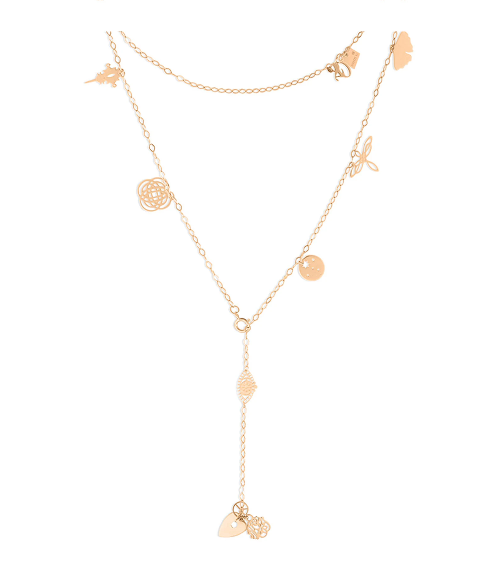 Ginette NY Sautoir Charms Or Rose, Collection Twenty 2 Ginette NY Sautoir Charms Or Rose, Collection Twenty – Image 2