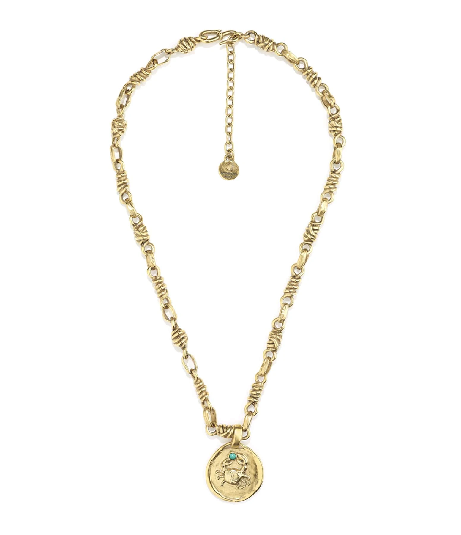 GOOSSENS PARIS Collier Talisman Astro Cancer Turquoise 2 GOOSSENS PARIS Collier Talisman Astro Cancer Turquoise â Image 2