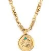 GOOSSENS PARIS Collier Talisman Astro Cancer Turquoise