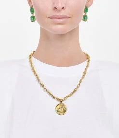 GOOSSENS PARIS Collier Talisman Astro Balance Turquoise -Shaker Jewels Magasin talisman gop20pe011 libra yg tur