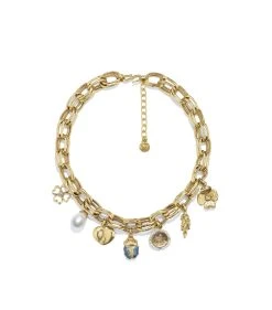 GOOSSENS PARIS Collier Talisman Cristal De Roche Naturel