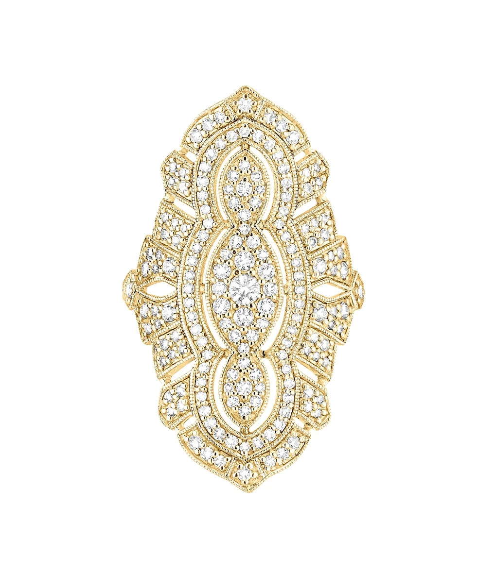 STONE PARIS Bague Tess Or Diamants 2 STONE PARIS Bague Tess Or Diamants â Image 2
