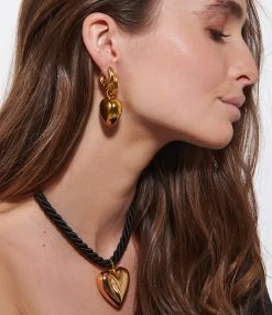 Timeless Pearly Collier Cœur Satin Noir 5 Timeless Pearly Collier Cœur Satin Noir -Shaker Jewels Magasin timel look20230104 286