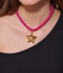 Timeless Pearly Collier Étoile Satin Rose 5 Timeless Pearly Collier Étoile Satin Rose -Shaker Jewels Magasin timel look20230104 291