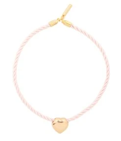 Timeless Pearly Collier CĆur Satin Rose