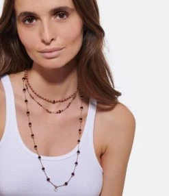 TITYARAVY Collier Sriphala Talisman Améthyste Topaze Bleu 6 TITYARAVY Collier Sriphala Talisman Améthyste Topaze Bleu -Shaker Jewels Magasin titya look20230104 319 1