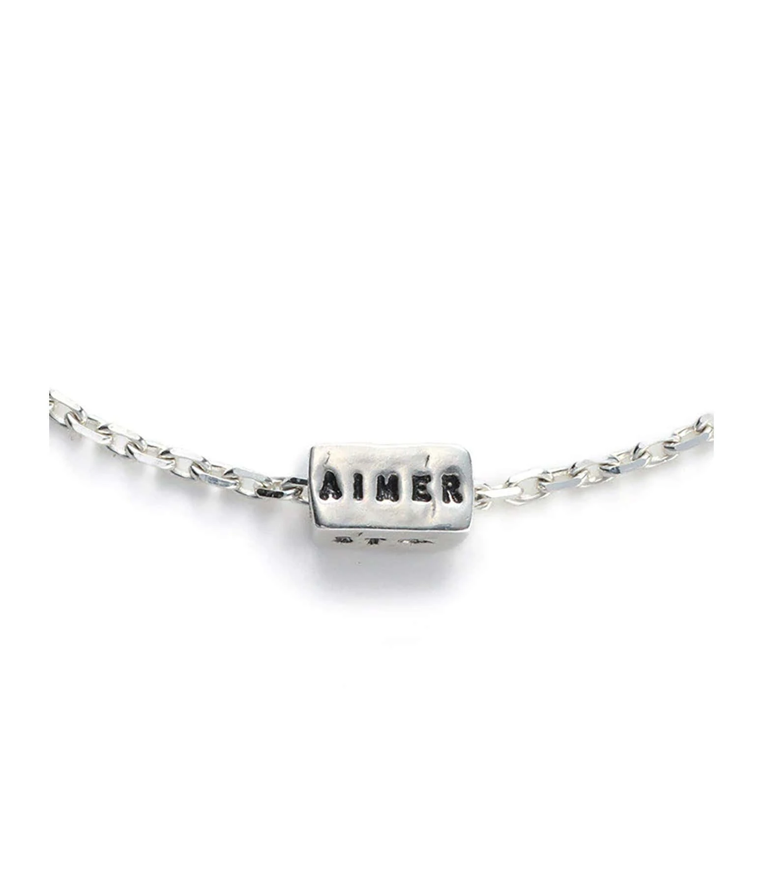 SERGE THORAVAL Bracelet Chaîne Aimer, Rêver, Rire Argent 2 SERGE THORAVAL Bracelet Chaîne Aimer, Rêver, Rire Argent – Image 2