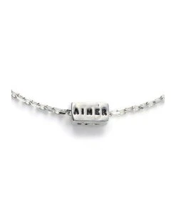 SERGE THORAVAL Collier Aimer, Rêver, Rire Argent