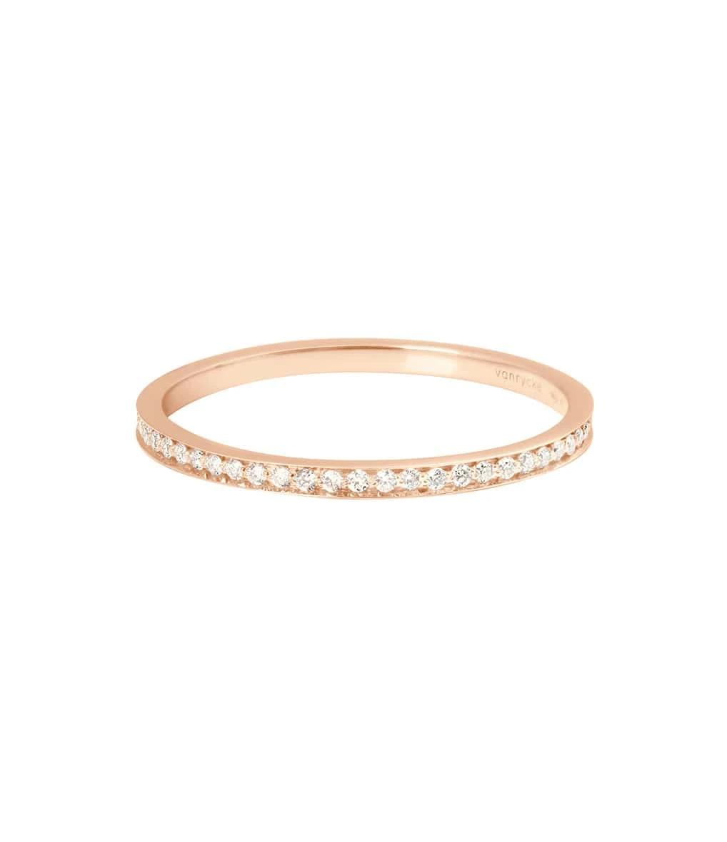 VANRYCKE Bague Officiel Diamants Or Rose 1 VANRYCKE Bague Officiel Diamants Or Rose