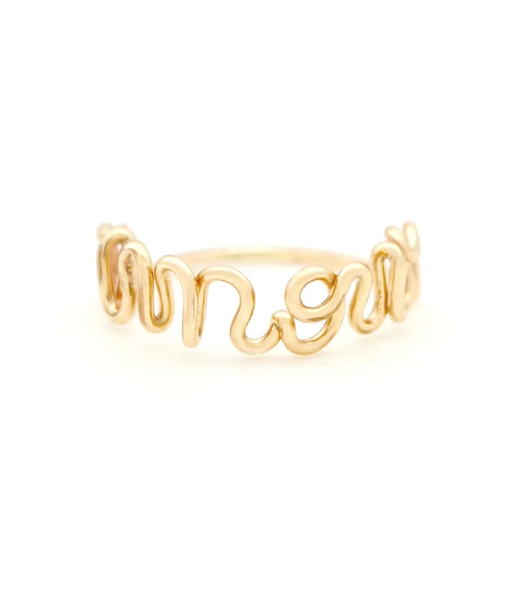 ATELIER PAULIN Bague Originale Amour Gold Filled Jaune 1 ATELIER PAULIN Bague Originale Amour Gold Filled Jaune