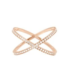 VANRYCKE Bague Coachella Diamants Or Rose