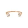VANRYCKE Bague Mademoiselle Else Diamants Or Rose