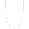 VANRYCKE Collier Stardust 5 Diamants Or Blanc