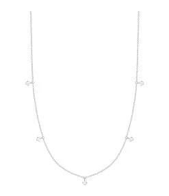 VANRYCKE Collier Stardust 5 Diamants Or Blanc